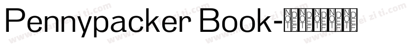 Pennypacker Book字体转换
